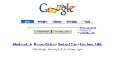 Google搜索引擎界面设计演变浅析(2) - 设计之家