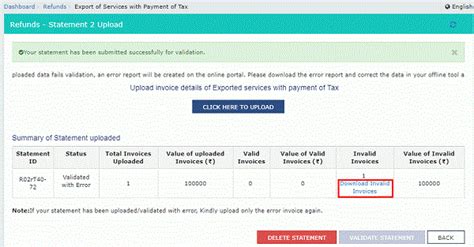 GST Refund on Account of Export of Services (With Tax Payment)