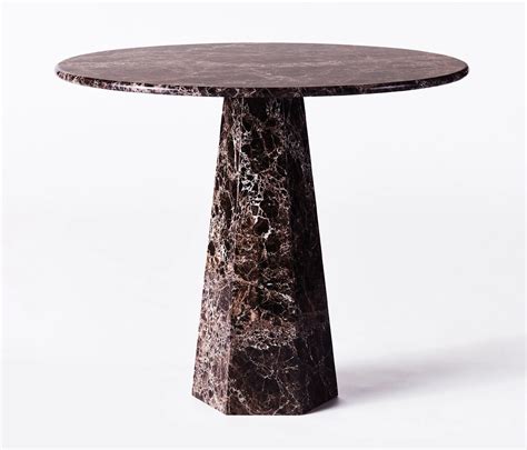 HEXAGON DINING TABLE DARK EMPERADOR 120 - Dining tables from Dusty deco ...