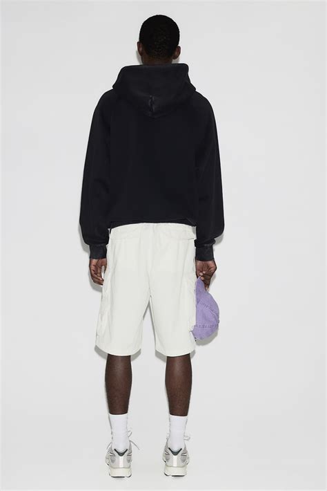 Loose Fit Cargo shorts - White - Men | H&M IN