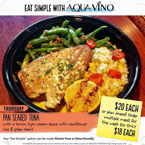 Aqua Vino Restaurant menu in Utica, New York, USA