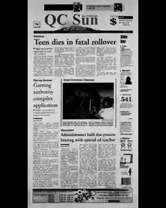 Quay County Sun Newspaper Archives, May 18, 2011, p. 1