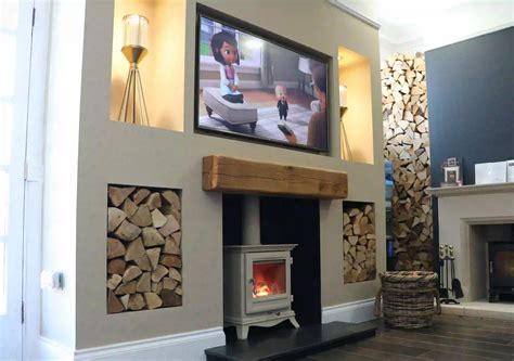 Media Walls for Log Burners - Centreline Fires
