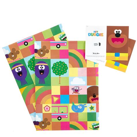 Buy Hey Duggee Wrapping Paper & Gift Tags - Pack Of 2 for GBP 1.79 ...
