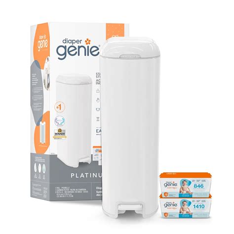 Diaper Genie Platinum Pail - Blue Cat Litter Box