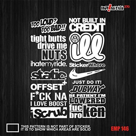 Buy euro drift bimmer dtm sticker decal aufkleber diesel built in ...