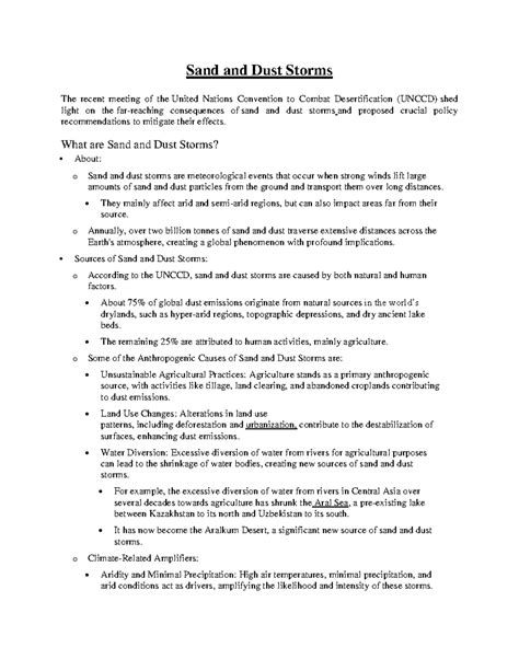 Effects of Desertification: Sand Storms, Food Insecurity & Poverty ...