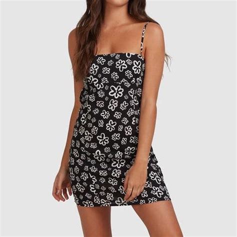 Afends Lola hemp mini dress size small - Depop