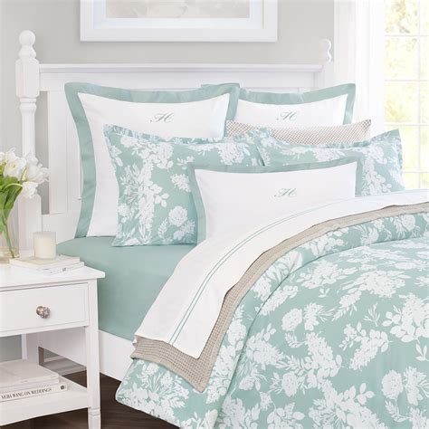 The Madison Seafoam Green Duvet Cover | Crane & Canopy