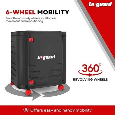 TYKE TRAILS Livguard Inverter Battery Trolley with Covered Box Trolley ...