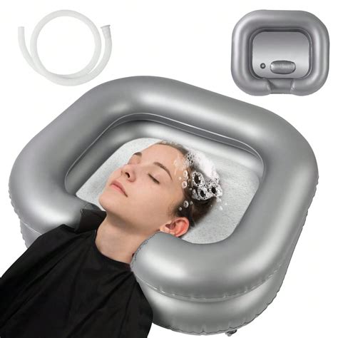 Lavacabezas inflable para personas encamadas - Lava el cabello en la ...