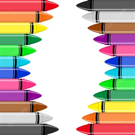 Clip Art De Borde De Crayones