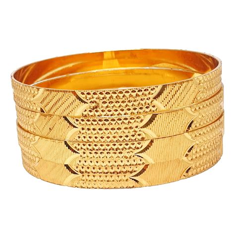 Buy quality 1 gram gold forming plain bangles mga - bge0444 in Amreli