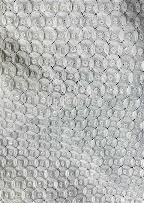 Shop the Exquisite Off White Chikankari Cotton Fabric (1 Mtr) for ...
