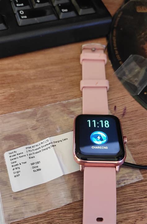 EYNK Magnetic Charging Cable 0.3 m 2Pin USB charger for FireBoltt Ninja ...