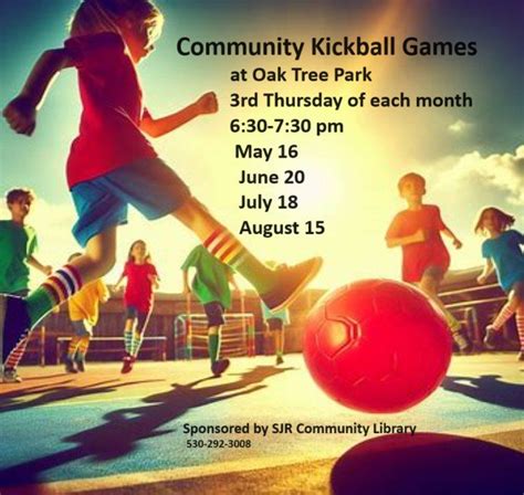 Community Kickball Games, 18847 Oak Tree Rd, North San Juan, CA, United ...