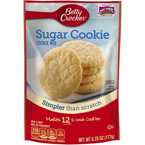 betty crocker sugar cookie mix