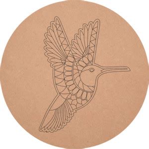 XAZE CRAFT Premarked Humming Bird Cutouts for DIY Craft Work, Home ...