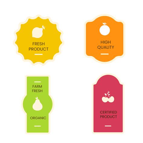 Free Food Label Templates, Editable and Printable