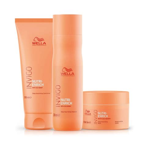 Buy Wella Professionals Invigo Nutrienrich Shampoo, conditioner & mask ...