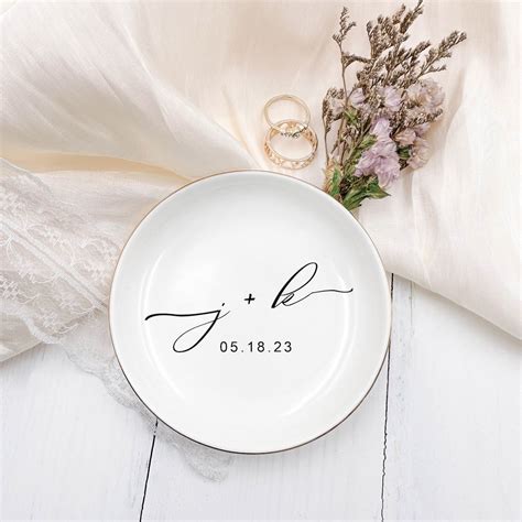 Wedding Gifts for Couple, Personalized Ring Dish, Couples Gift, Bridal ...