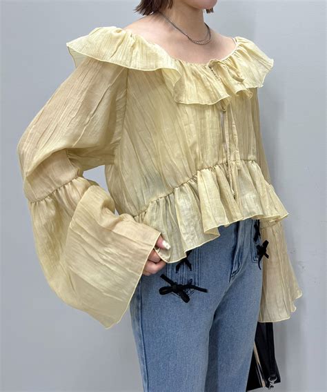 [mline]シアーペプラムブラウス | mline(エムライン)レディース | PAL CLOSET(パルクローゼット) - パルグループ公式ファッション通販サイト