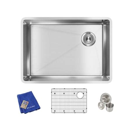 Elkay ECTRU24179RTC Crosstown 25-1/2" Undermount Single Basin Stainless ...