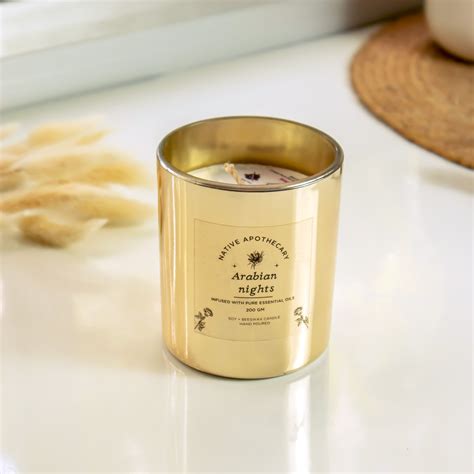 Arabian Nights Scented Candle- 100% soywax – Native Apothecary