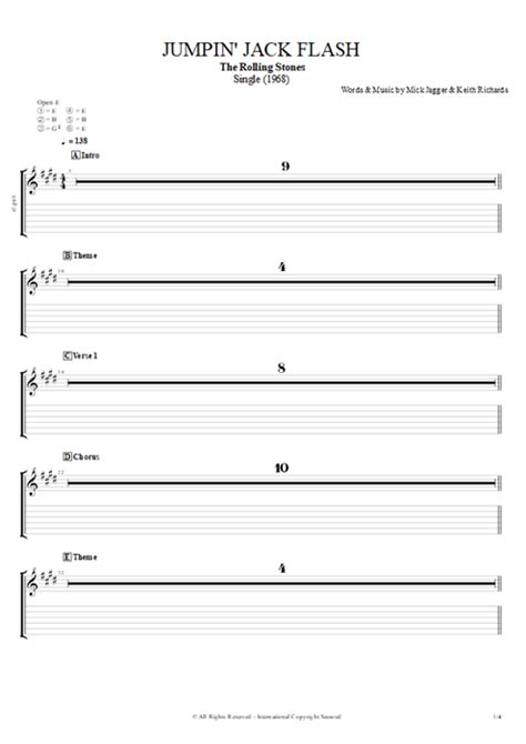 Image result for Jumping Jack Flash Guitar Tutorial