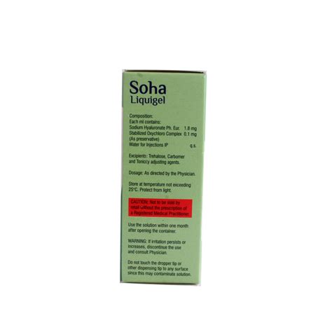 Soha Liquigel Eye Drops 5 ml | Uses, Side Effects, Price | Apollo Pharmacy