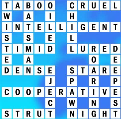 Grid G-1 Answers - Solve World Biggest Crossword Puzzle Now