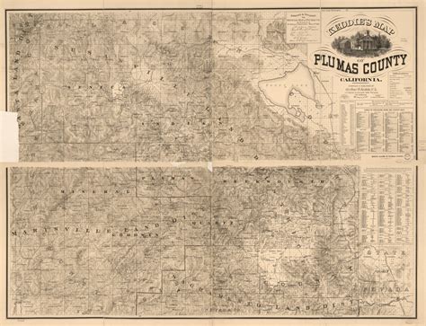 Keddie's map of Plumas County, California | Library of Congress