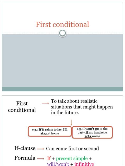 Image result for Zero vs First Conditional