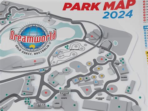 Park Map Illustration of DreamWorld by Doug Illustration