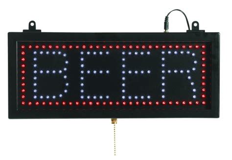High Visibility LED Sign- BEER 6 3/4" x 16 1/8" - LionsDeal