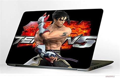 AmazOwls tekken crazy Jin Kazama video game laptop skin vinyl sticker ...
