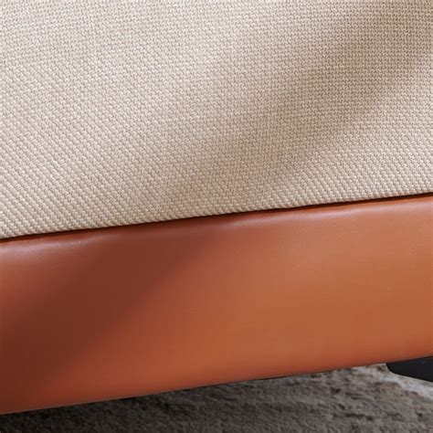 Buy Andes Fabric 1-Seater Sofa - Brown and Beige from Home Centre at ...