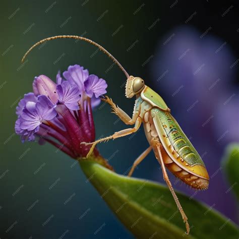 Beautiful Blue Orchid mantis on flower with isolated background Blue ...
