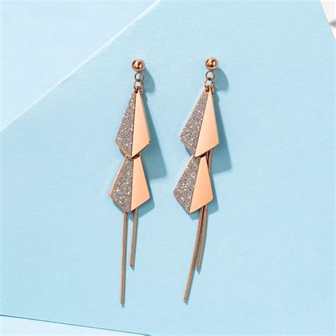 Flying Kites Silver Gold Tassel Drop Earrings | Salty – Salty Accessories