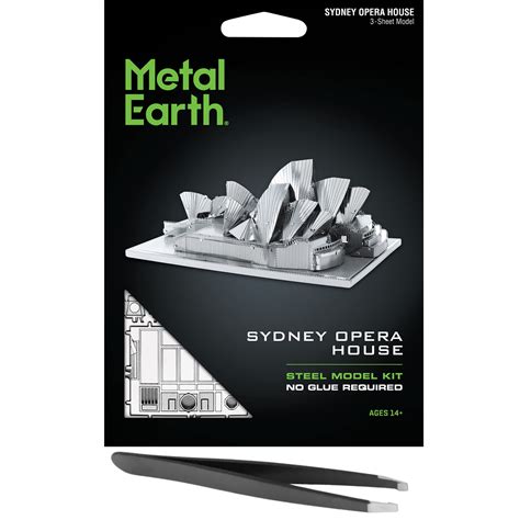 Metal Earth Tools Metal Earth Sydney Opera House 3D Model Kit - DIY ...