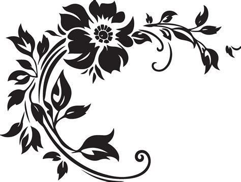 Silhouette of a set floral design simple minimal illustration 46541992 Vector Art at Vecteezy