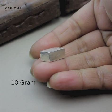 pure silver brick rectangle shape chandi ki int for lal kitab remedy ...