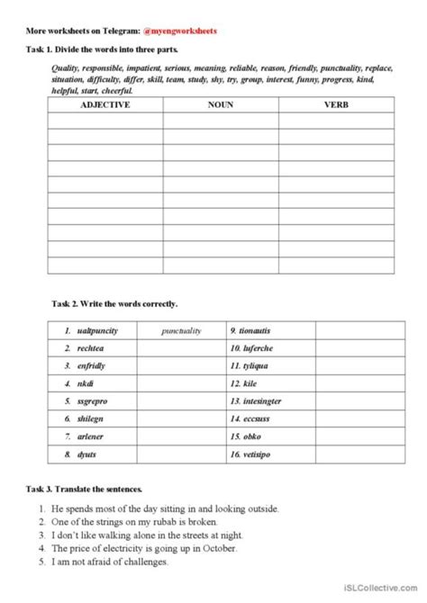 Image result for Word Classes Exercises