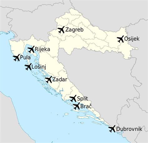 Croatia maps: transports, geography and tourist maps of Croatia in Southern Europe