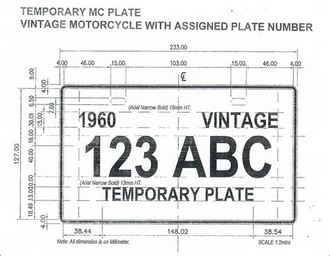 How temporary license plates are supposed to look like, according to ...