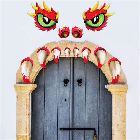 Zonon Halloween Face Decorations Garage Mad Face India | Ubuy