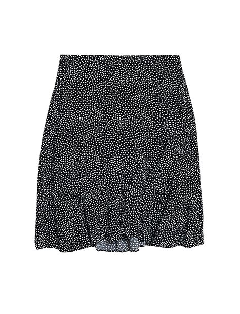 Buy Polka Dot Ruffle Mini Wrap Skirt at Marks & Spencer