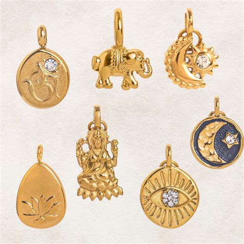 Stainless Steel Gold Plated Charms – A Little Extra