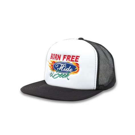 HideandSeek Racing Mesh CAP BLK×WHT | Blackies