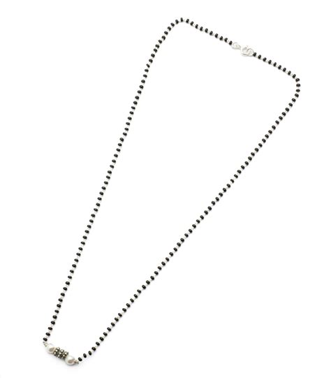 Graceful Silver Pearl Mangalsutra: Symbol of Love